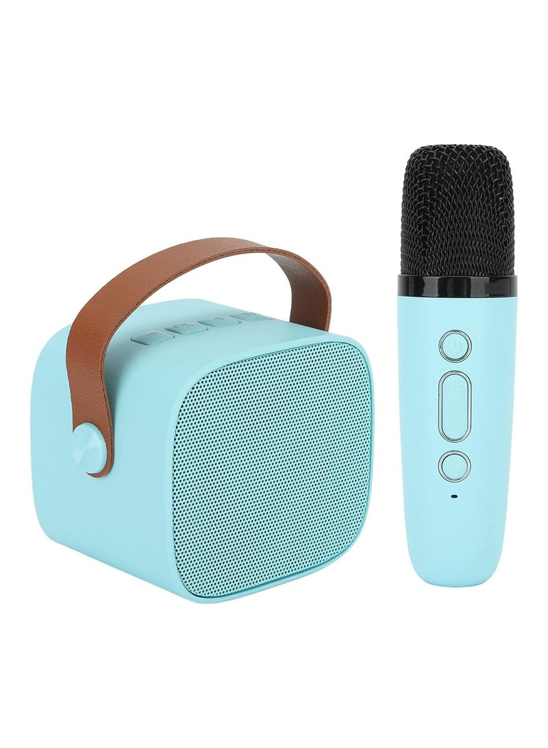 Toyland Wireless Karaoke Speaker Set with Microphone – Portable Bluetooth Singing System with USB Charging-Blue - Image 1